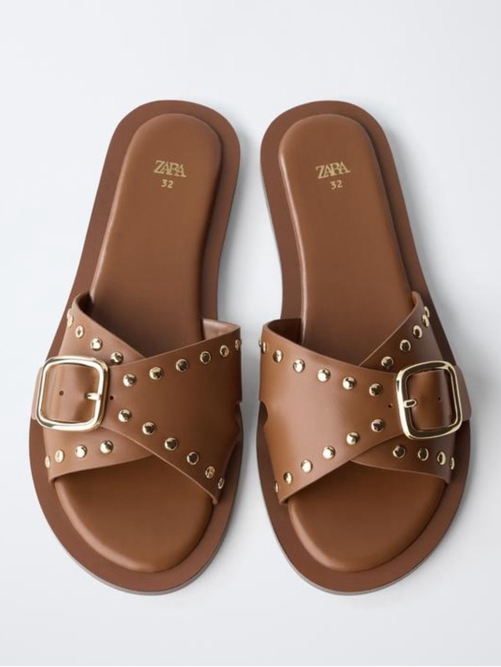 Zara Studded Slides